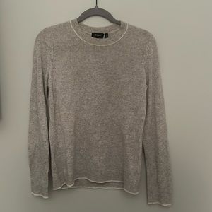 Theory 100% gray cashmere crew neck sweater. Medium - never worn.